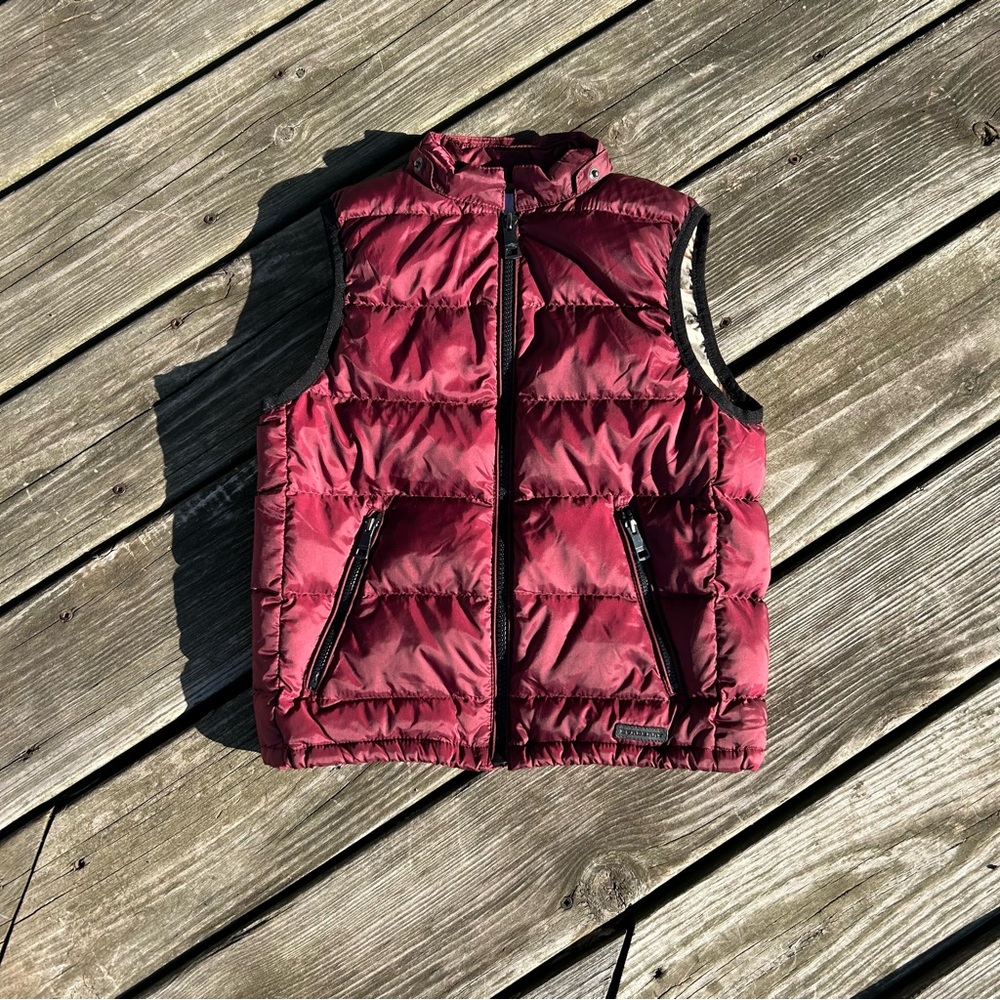 Burberry Children Puffer Vest Zip Button Enclosure 6Y
